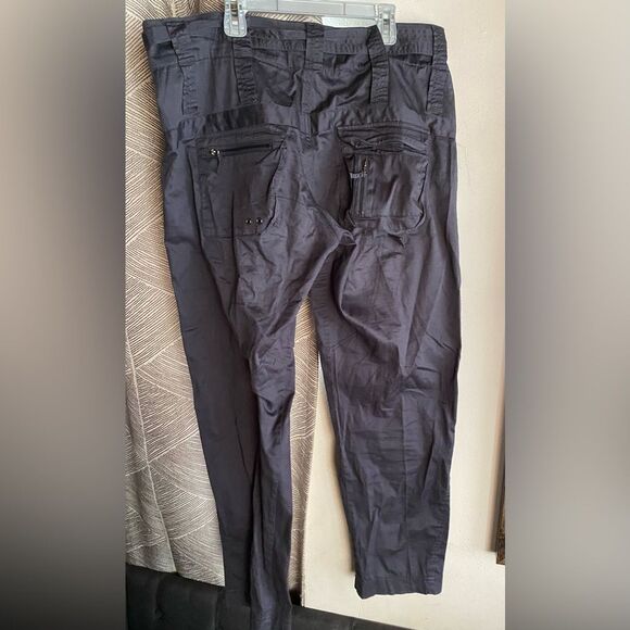 JOHNNY WAS Women's Tyla Cargo Pants  Grey BOTTOMS  POCKETS BELT Sz 8 - Picture 4 of 13